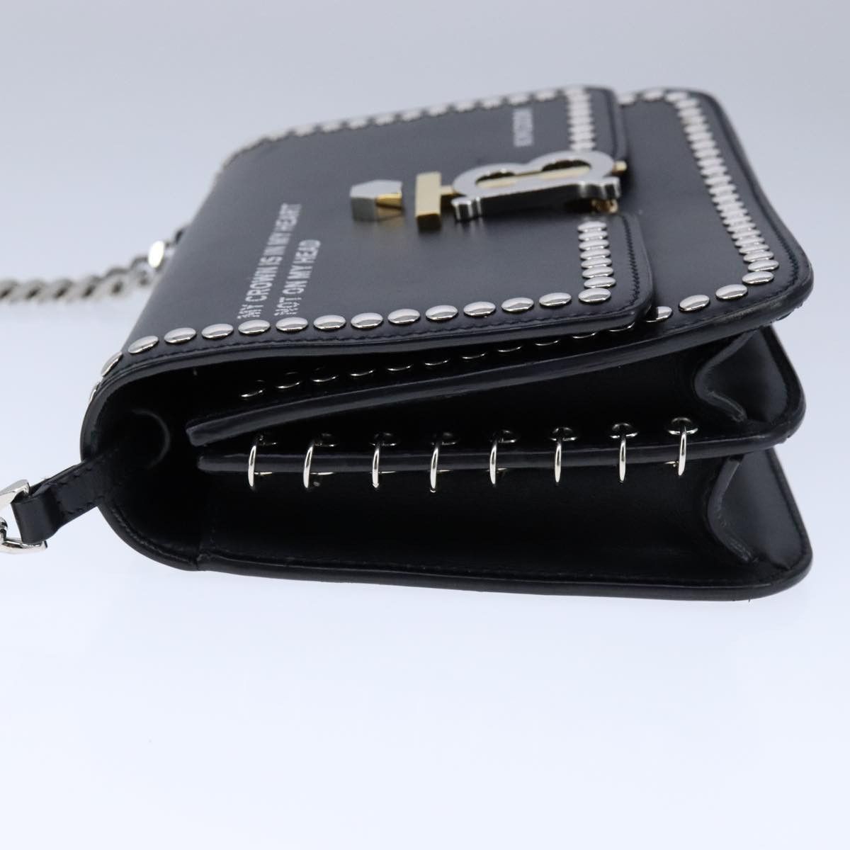 Burberry Tb Black Leather Shoulder Bag (Pre-Owned) Size ONE SIZE - 3 Thumbnail