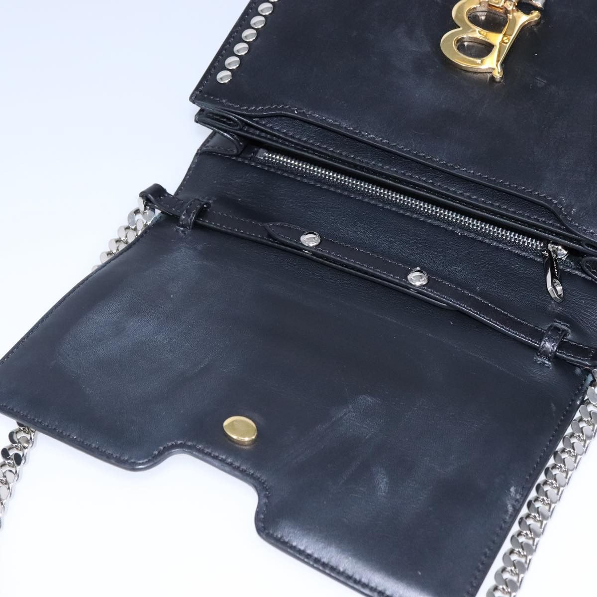 Burberry Tb Black Leather Shoulder Bag (Pre-Owned) Size ONE SIZE - 19 Thumbnail