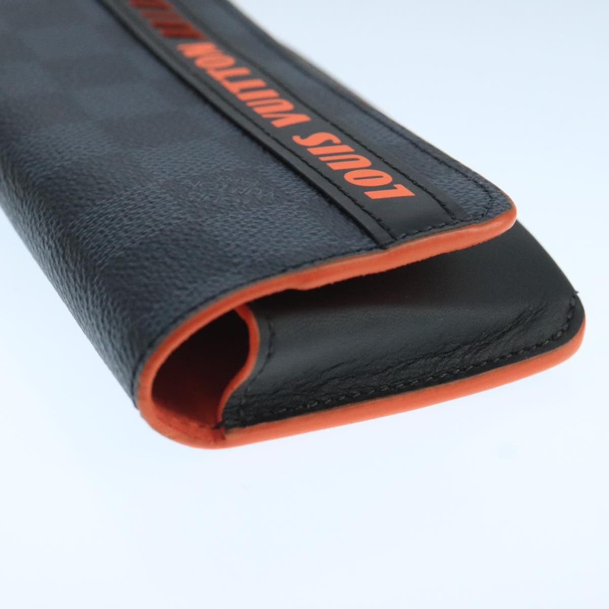 Louis Vuitton Glasses Case Navy Canvas Wallet (Pre-Owned) Size ONE SIZE - 4 Thumbnail