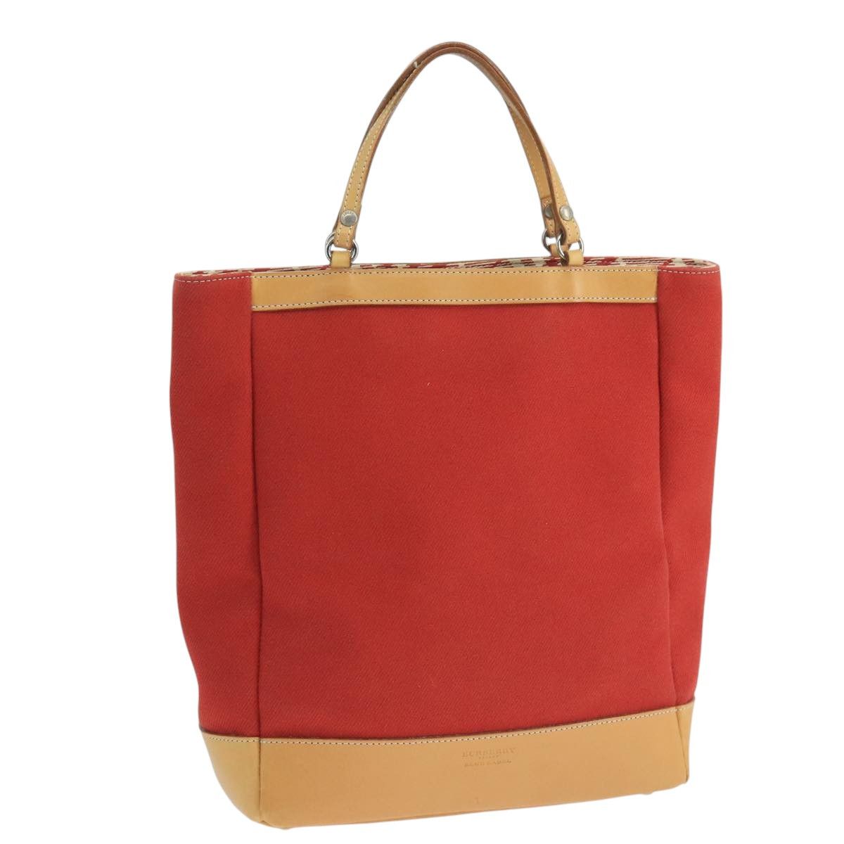 Burberry Blue Label Red Canvas Tote Bag (Pre-Owned) Size ONE SIZE - 14 Thumbnail