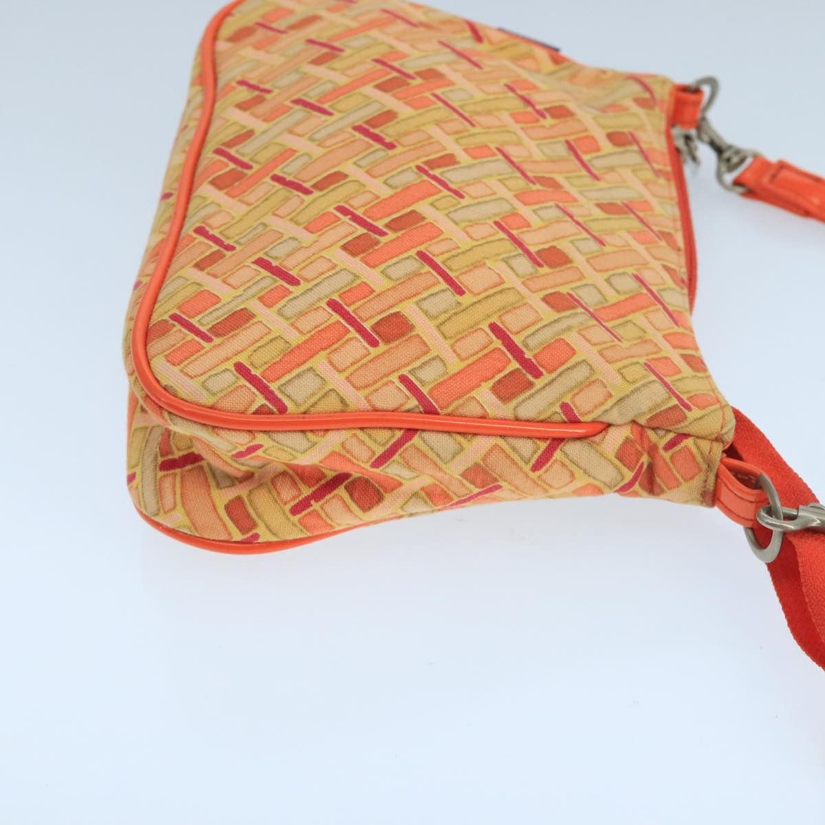 Burberry Blue Label Orange Canvas Clutch Bag (Pre-Owned) Size ONE SIZE - 3 Thumbnail