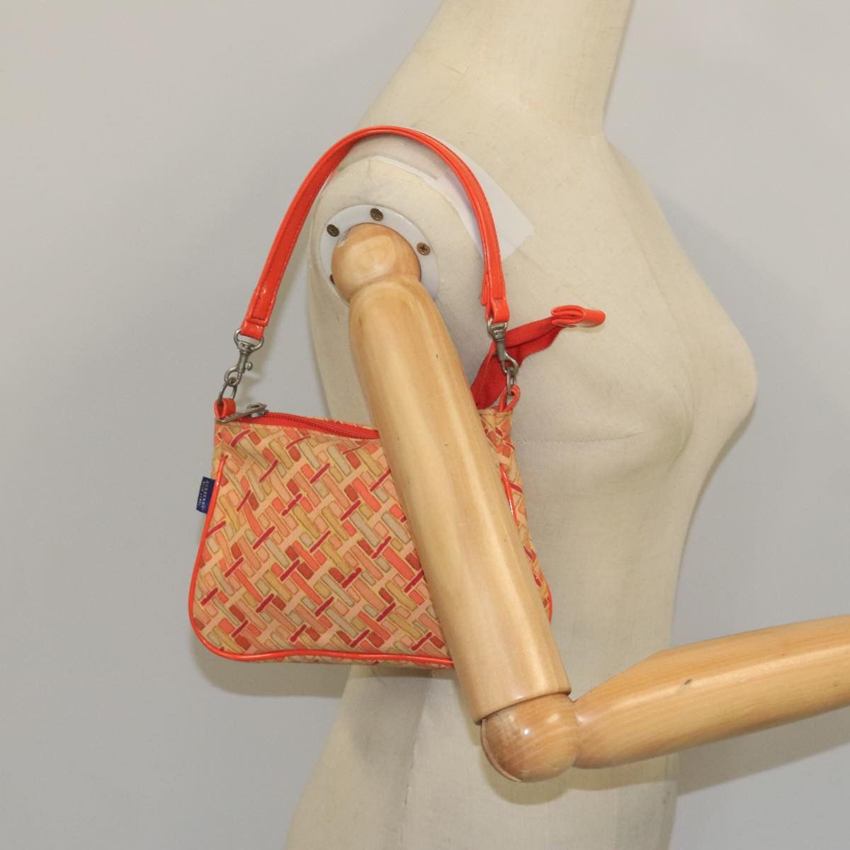 Burberry Blue Label Orange Canvas Clutch Bag (Pre-Owned) Size ONE SIZE - 13 Thumbnail