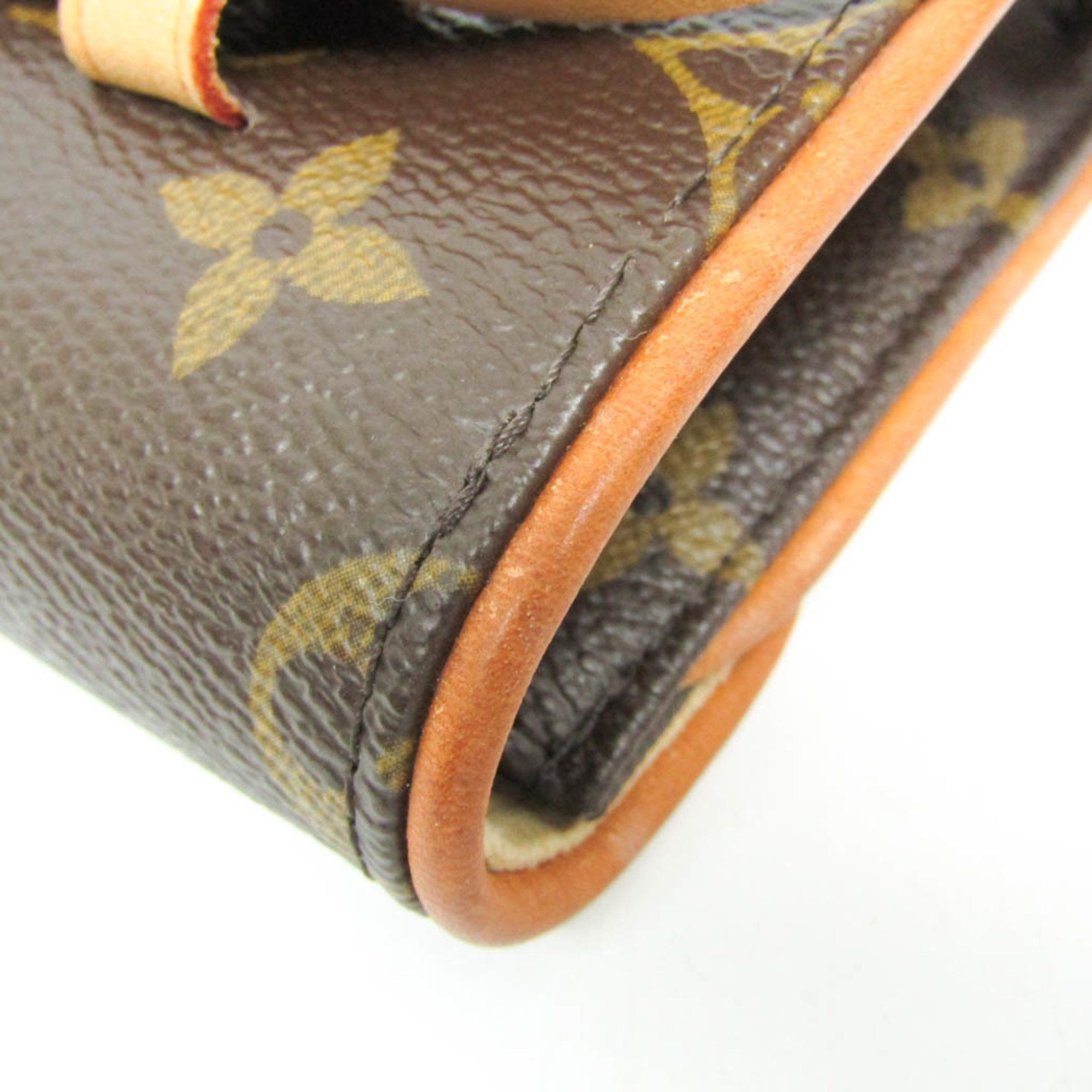 Louis Vuitton Florentine Brown Canvas Clutch Bag (Pre-Owned) Size ONE SIZE - 6 Thumbnail