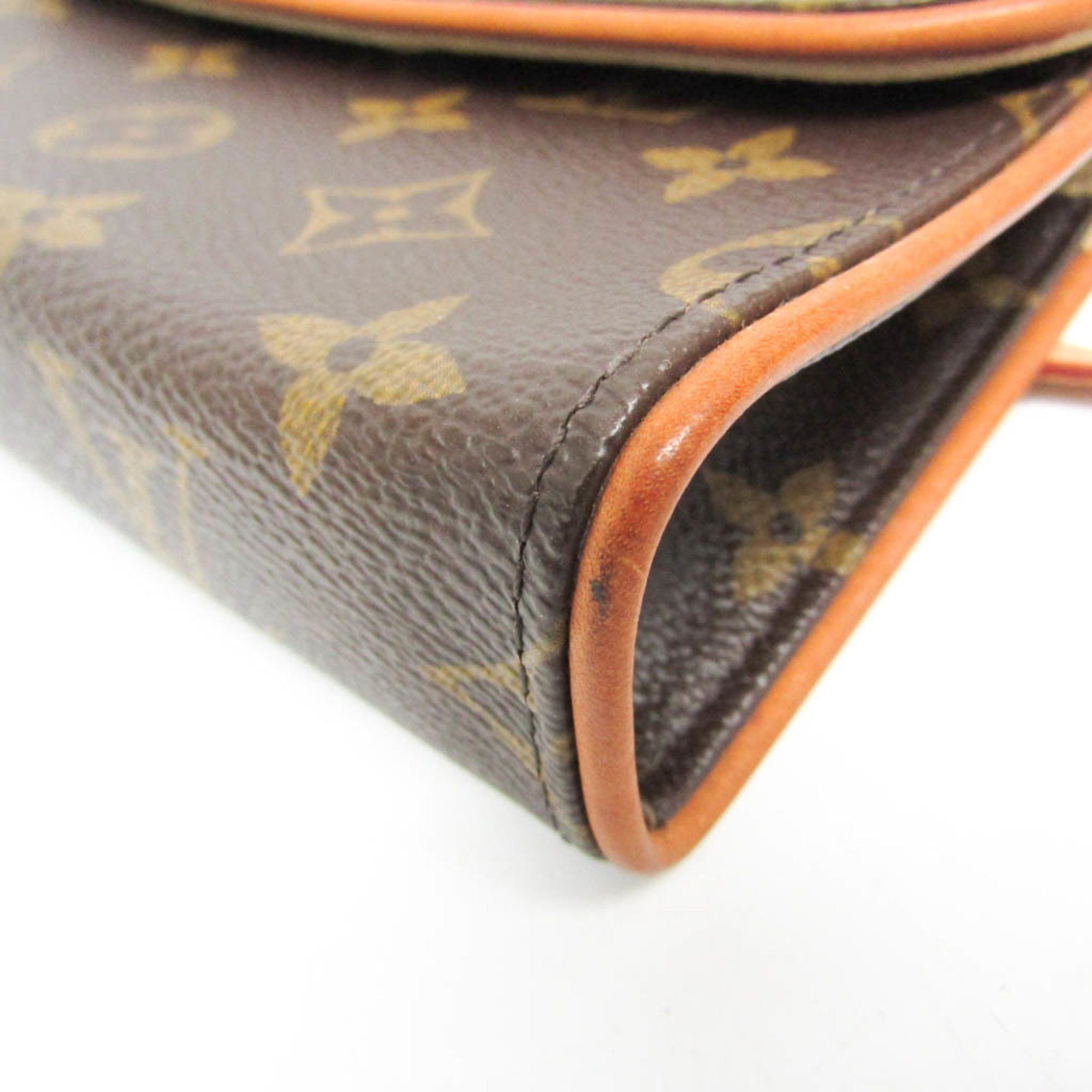 Louis Vuitton Florentine Brown Canvas Clutch Bag (Pre-Owned) Size ONE SIZE - 5 Thumbnail