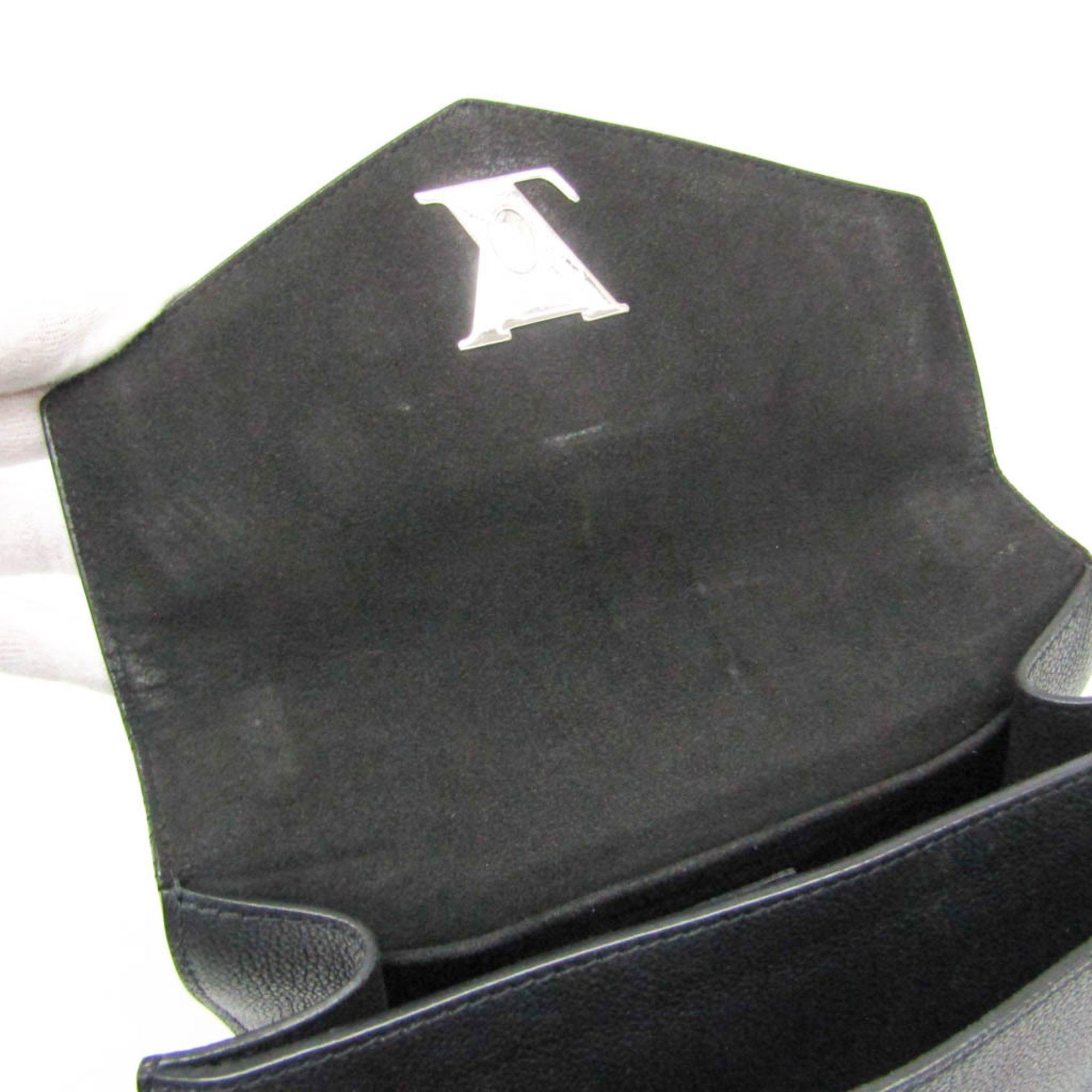 Louis Vuitton Black Leather Shopper Bag (Pre-Owned) Size ONE SIZE - 11 Thumbnail