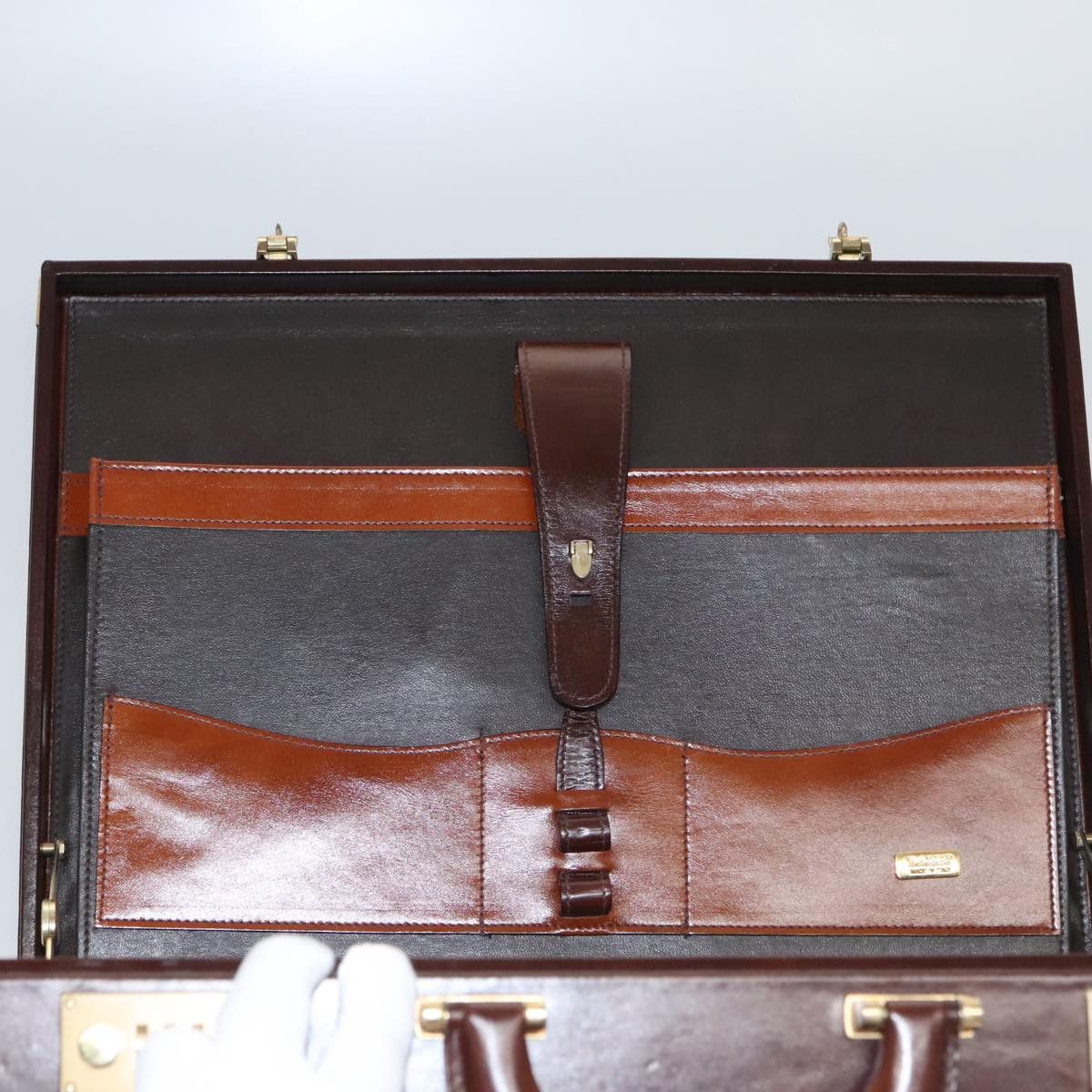 Bally Brown Leather Briefcase Bag (Pre-Owned) Size ONE SIZE - 20 Thumbnail