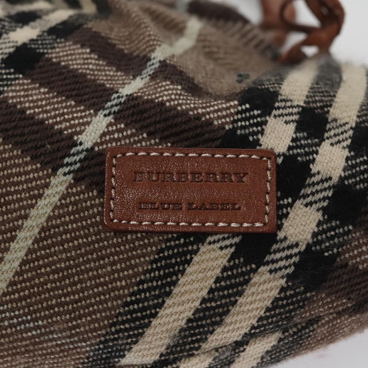 Burberry Blue Label Brown Canvas Handbag (Pre-Owned) Size ONE SIZE - 13 Thumbnail