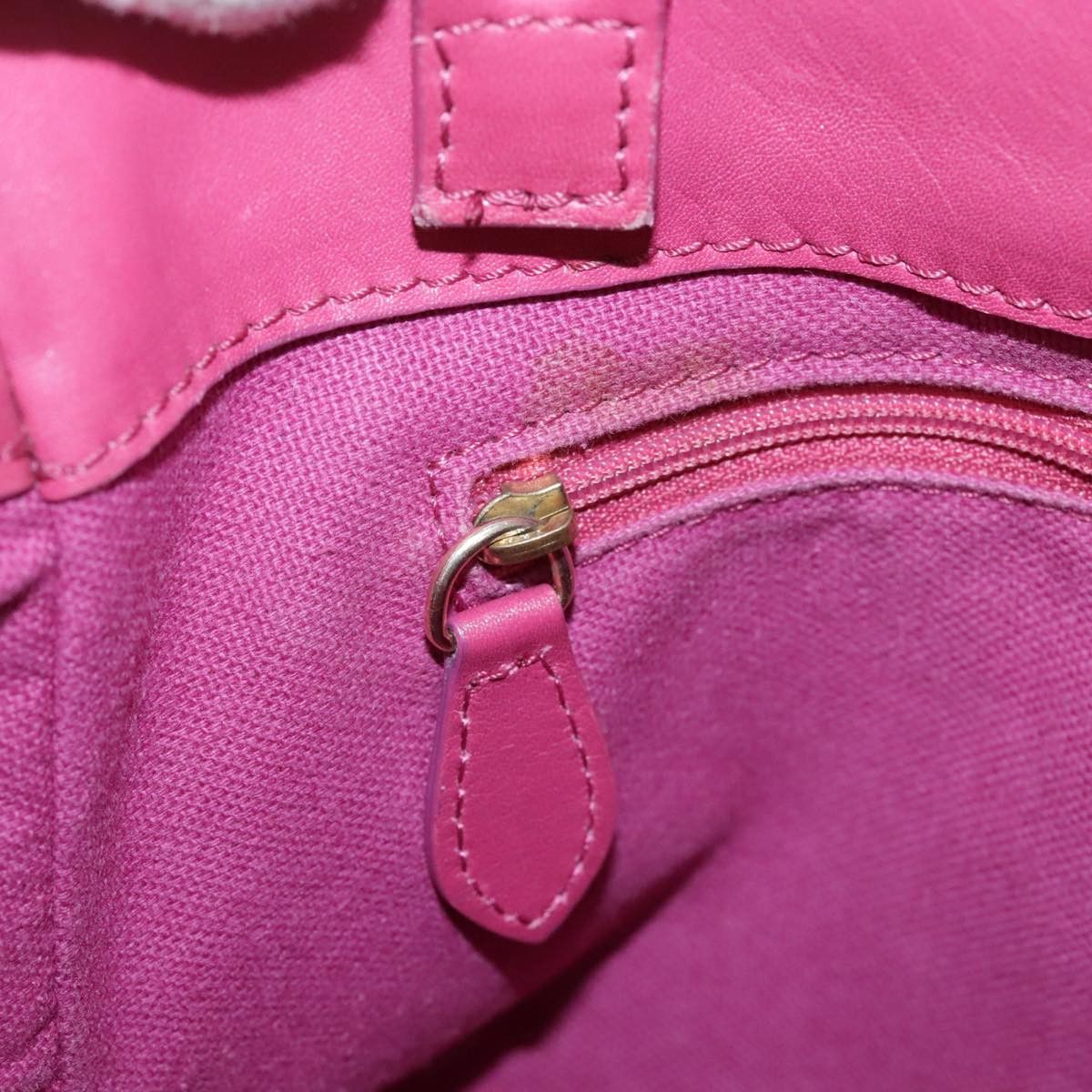 Burberry Pink Leather Handbag (Pre-Owned) Size ONE SIZE - 12 Thumbnail