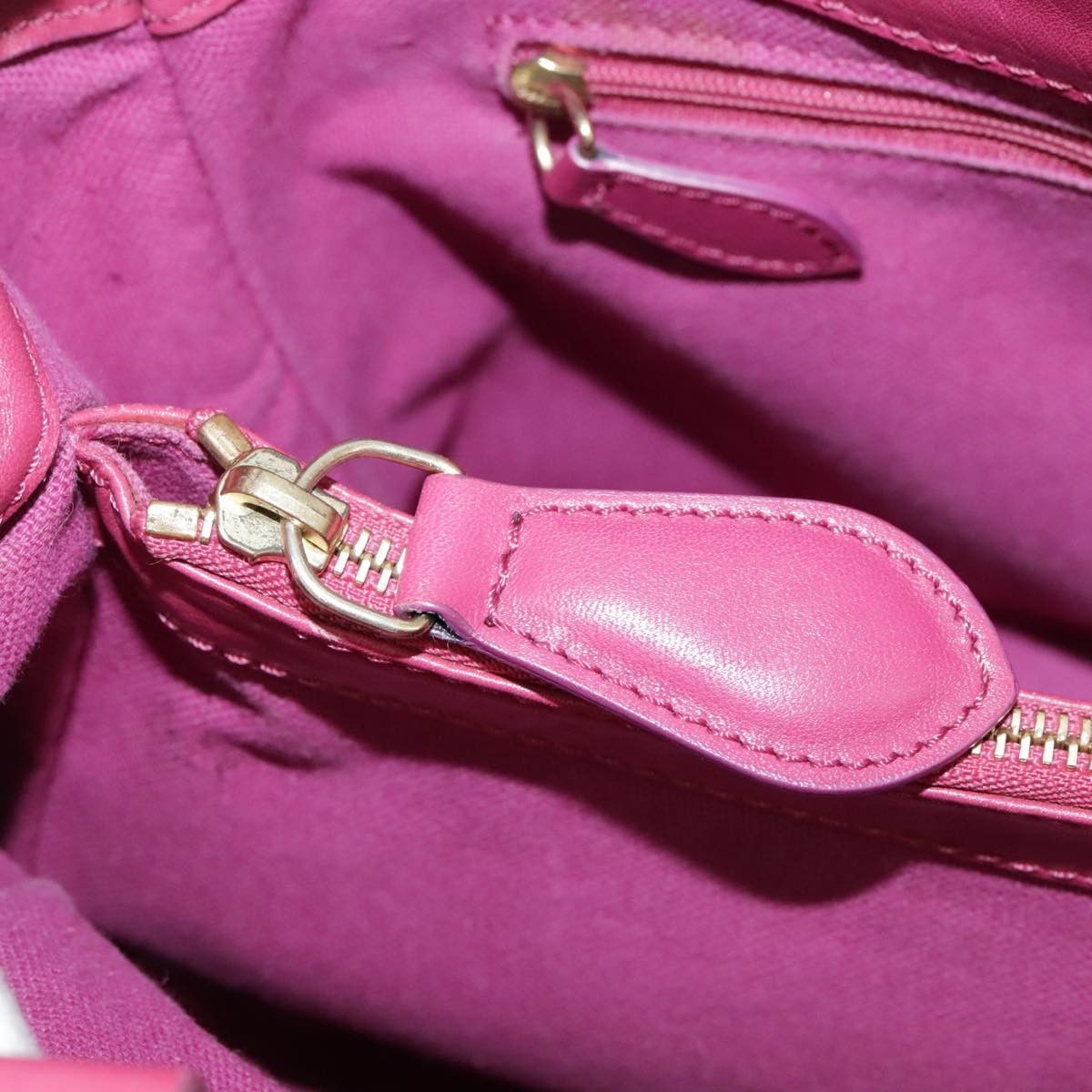 Burberry Pink Leather Handbag (Pre-Owned) Size ONE SIZE - 11 Thumbnail