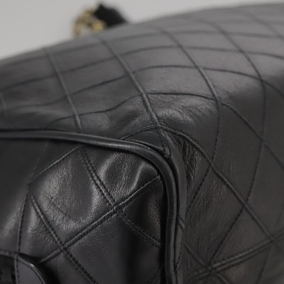 Chanel Camera Black Leather Shoulder Bag (Pre-Owned) Size ONE SIZE - 9 Thumbnail