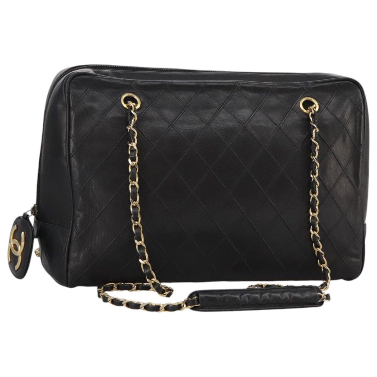 Chanel Camera Black Leather Shoulder Bag (Pre-Owned) Size ONE SIZE - 19 Thumbnail