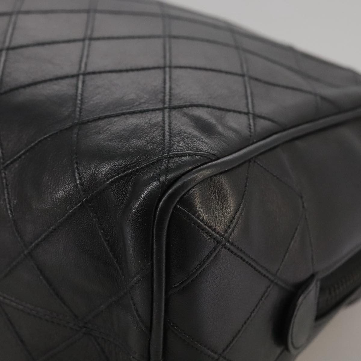 Chanel Camera Black Leather Shoulder Bag (Pre-Owned) Size ONE SIZE - 8 Thumbnail