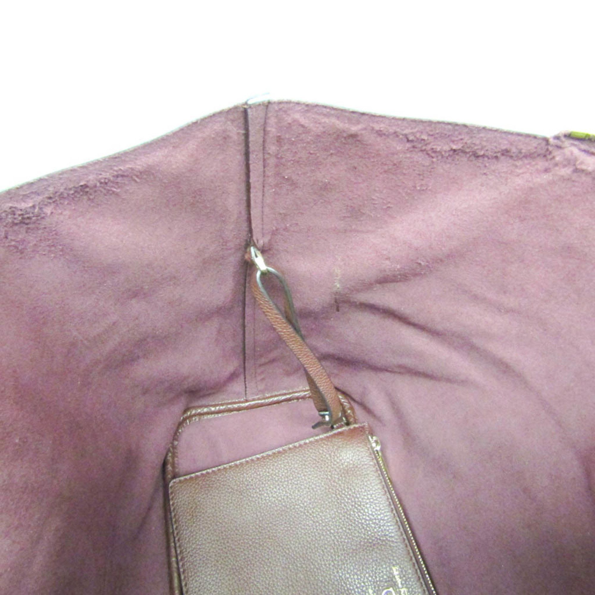 Salvatore Ferragamo Burgundy Leather Tote Bag (Pre-Owned) Size ONE SIZE - 15 Thumbnail