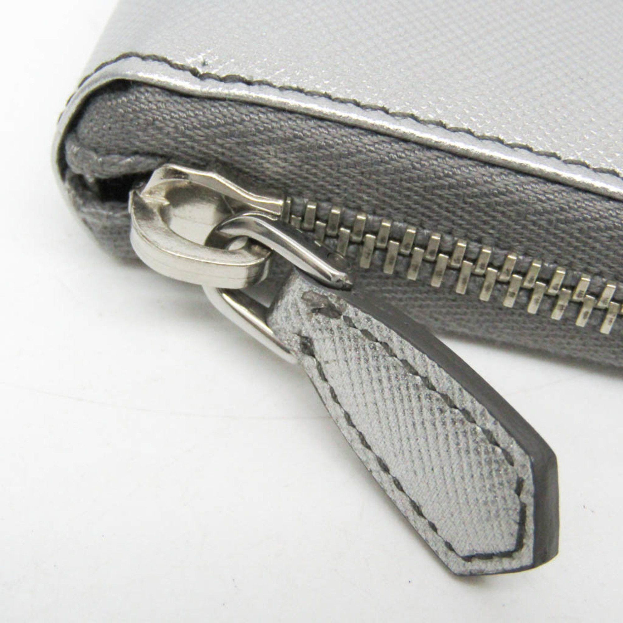 Prada Silver Leather Wallet (Pre-Owned) Size ONE SIZE - 5 Thumbnail