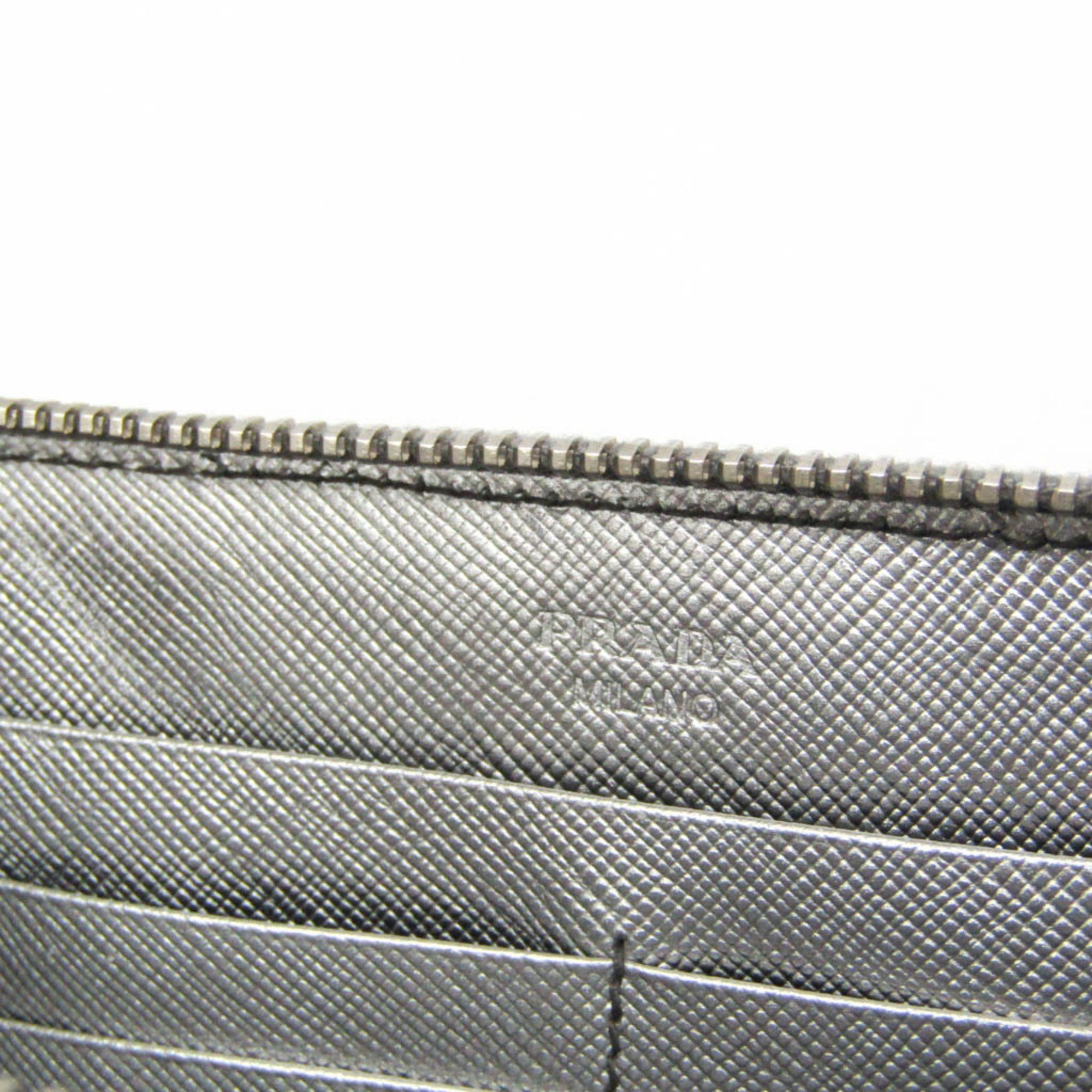 Prada Silver Leather Wallet (Pre-Owned) Size ONE SIZE - 8 Thumbnail
