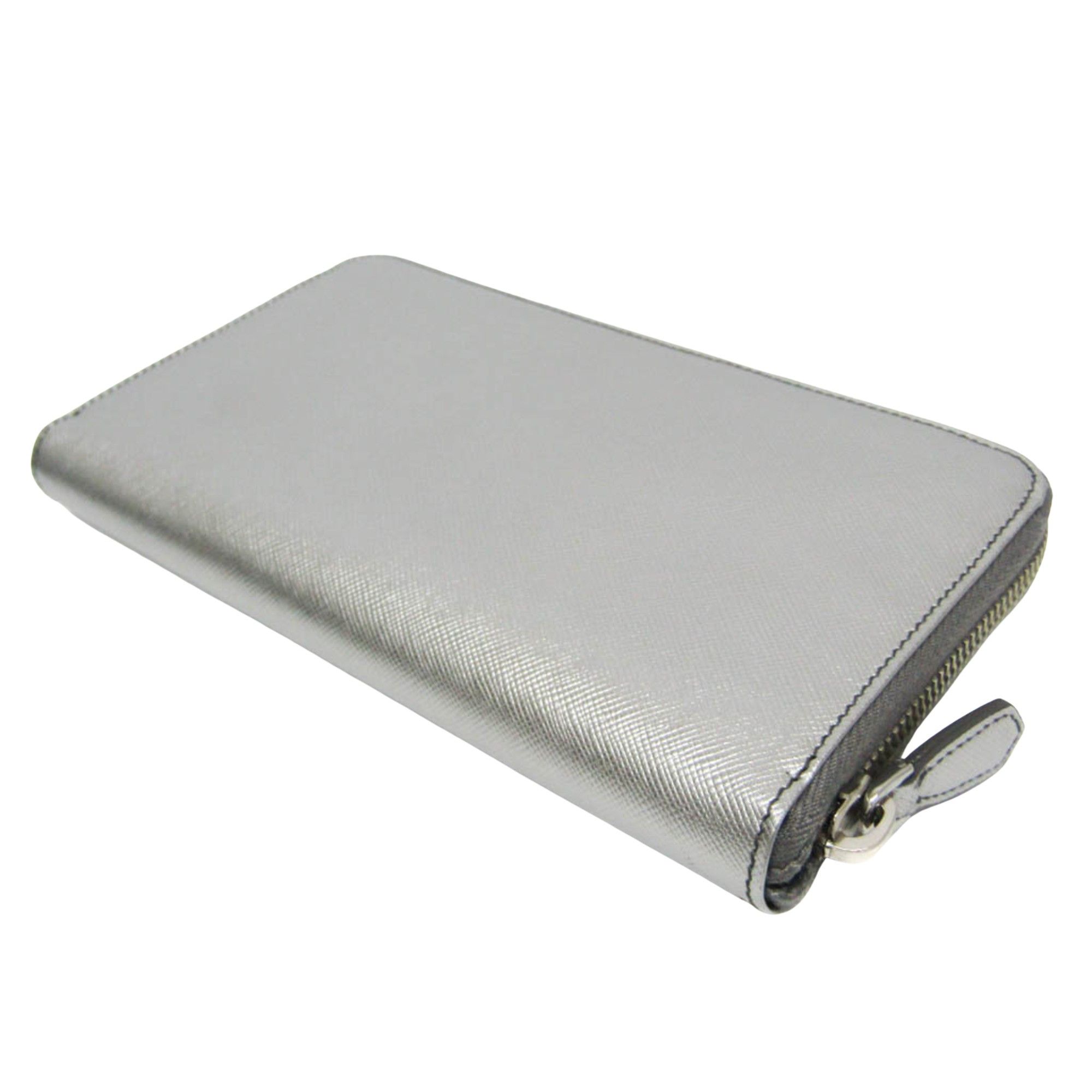 Prada Silver Leather Wallet (Pre-Owned) Size ONE SIZE - 2 Thumbnail