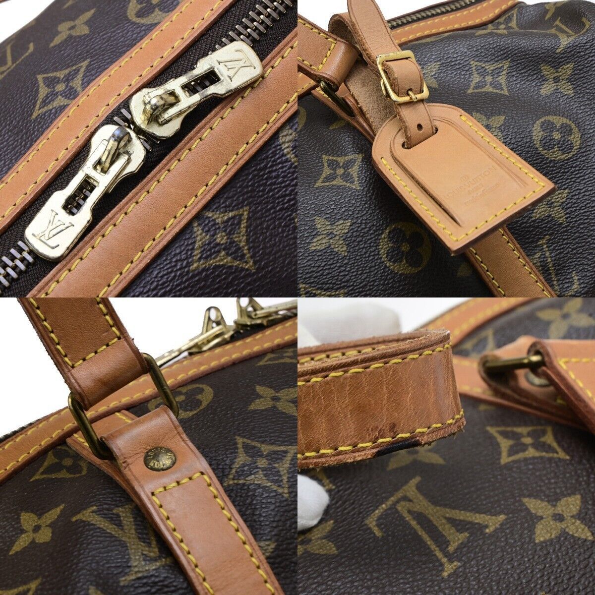 Louis Vuitton Sac Souple Brown Canvas Travel Bag (Pre-Owned) Size ONE SIZE - 9 Thumbnail