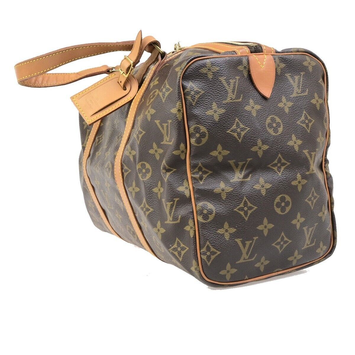 Louis Vuitton Sac Souple Brown Canvas Travel Bag (Pre-Owned) Size ONE SIZE - 3 Thumbnail