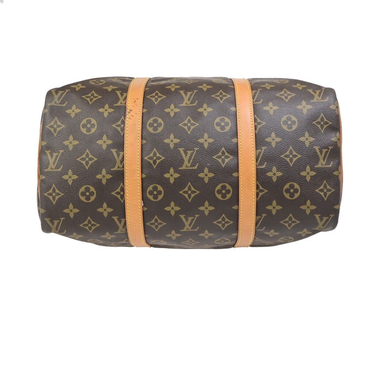 Louis Vuitton Sac Souple Brown Canvas Travel Bag (Pre-Owned) Size ONE SIZE - 7 Thumbnail