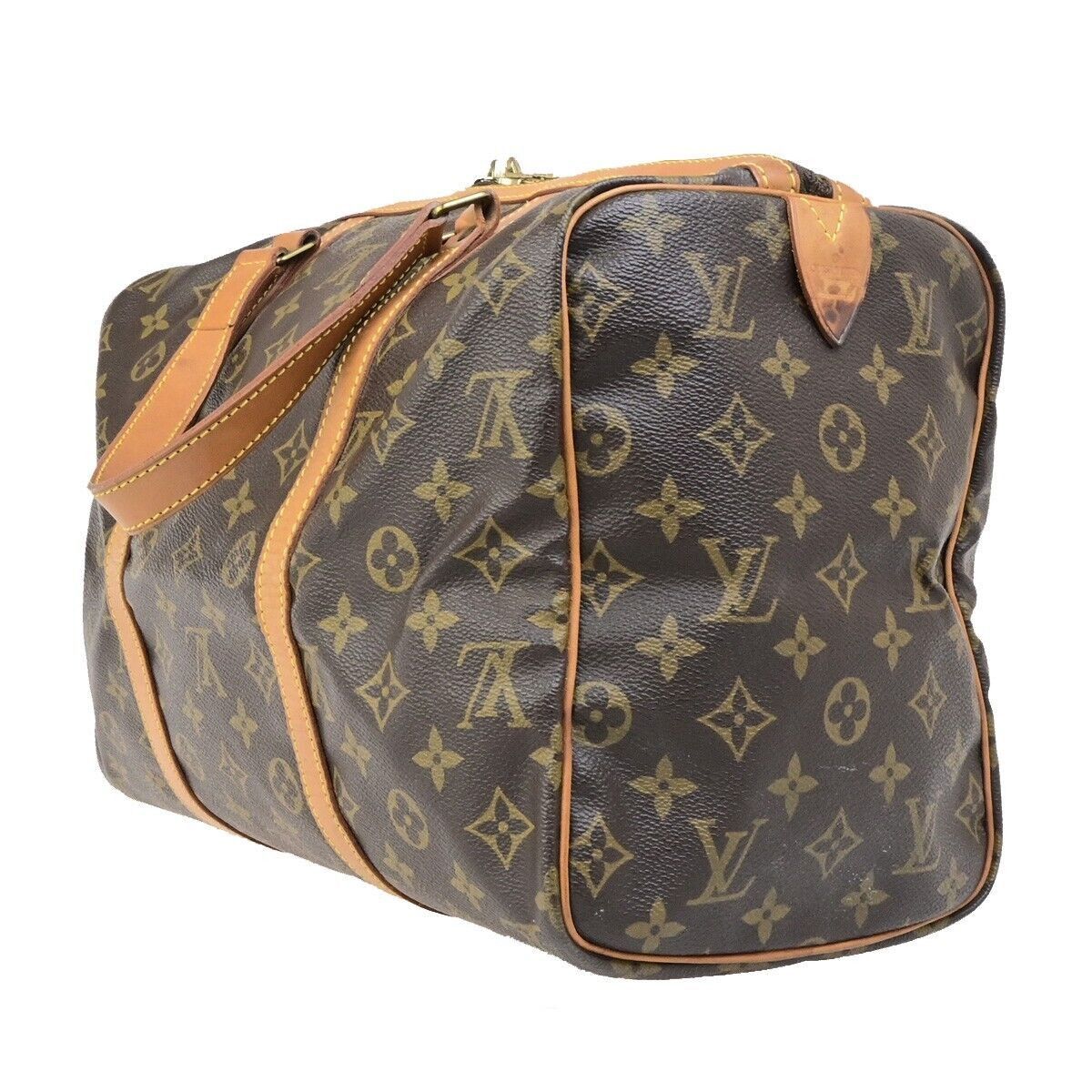 Louis Vuitton Sac Souple Brown Canvas Travel Bag (Pre-Owned) Size ONE SIZE - 4 Thumbnail