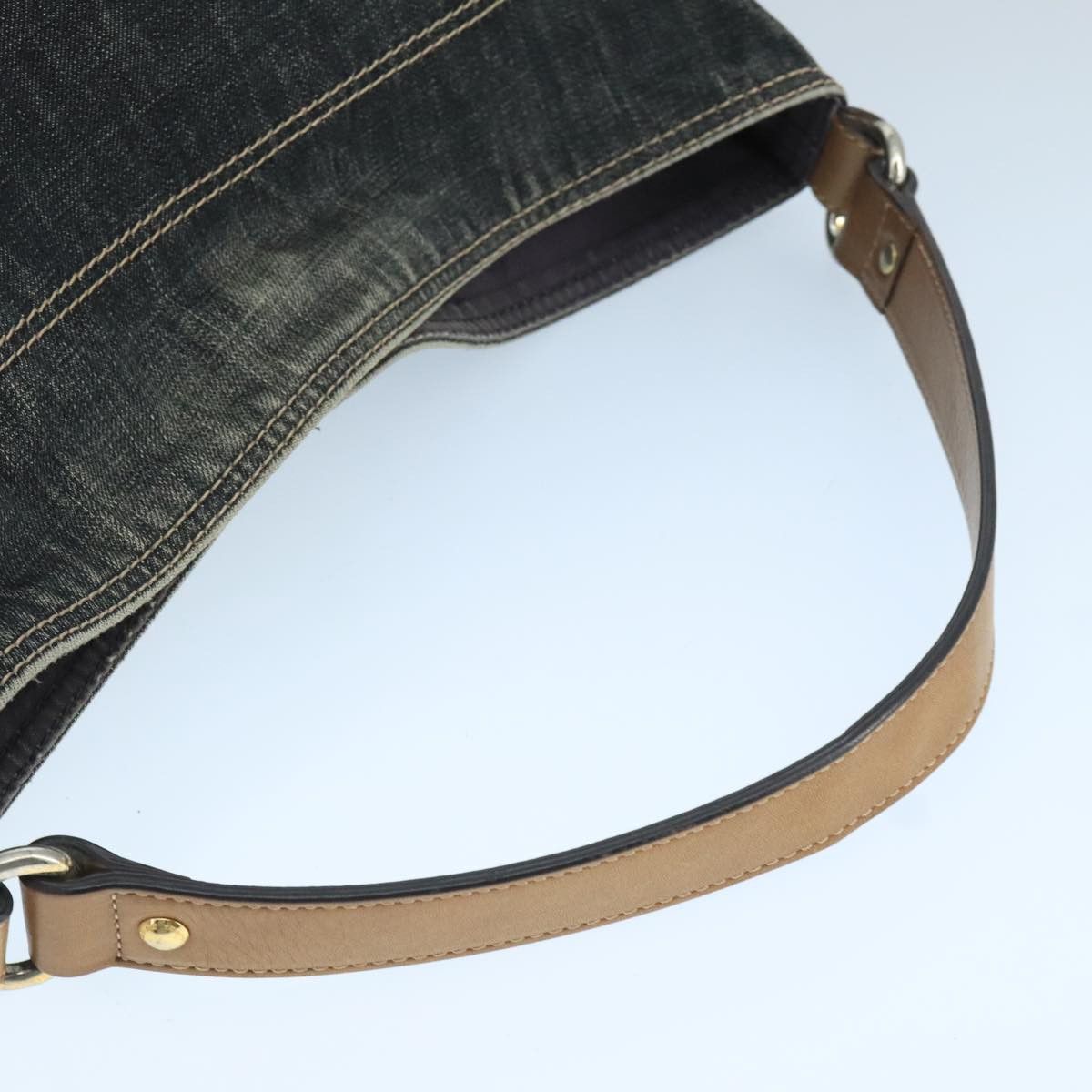 Burberry Blue Label Grey Denim - Jeans Shoulder Bag (Pre-Owned) Size ONE SIZE - 5 Thumbnail