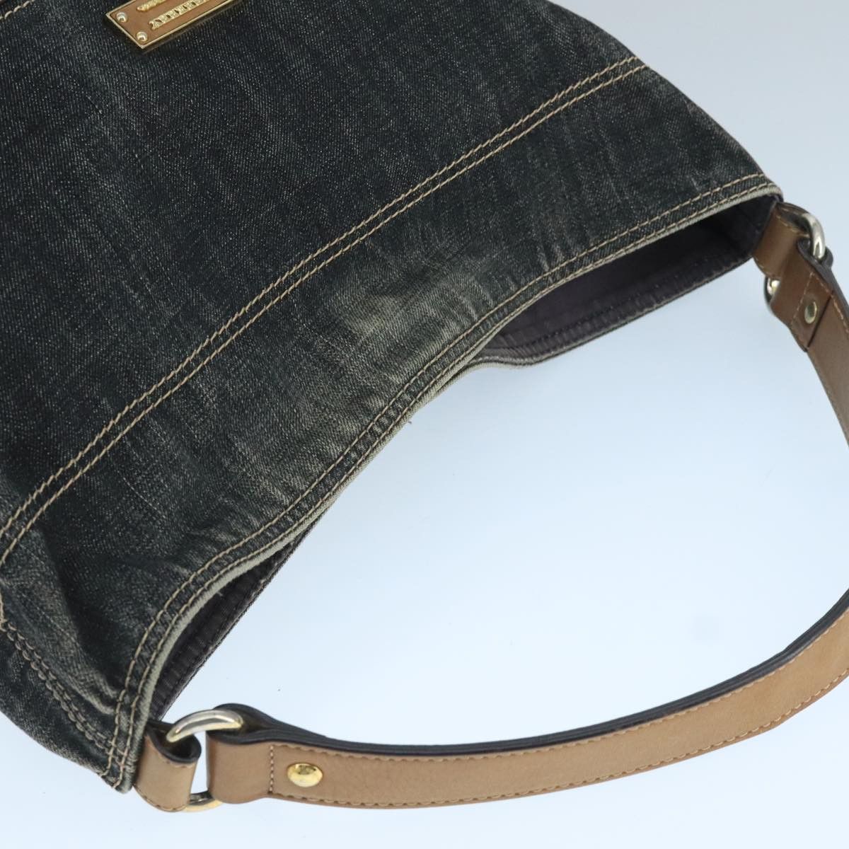 Burberry Blue Label Grey Denim - Jeans Shoulder Bag (Pre-Owned) Size ONE SIZE - 17 Thumbnail