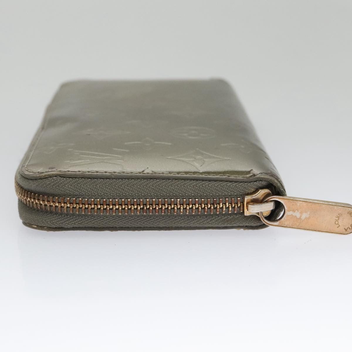 Louis Vuitton Zippy Wallet Khaki Patent Leather Wallet (Pre-Owned) Size ONE SIZE - 4 Thumbnail
