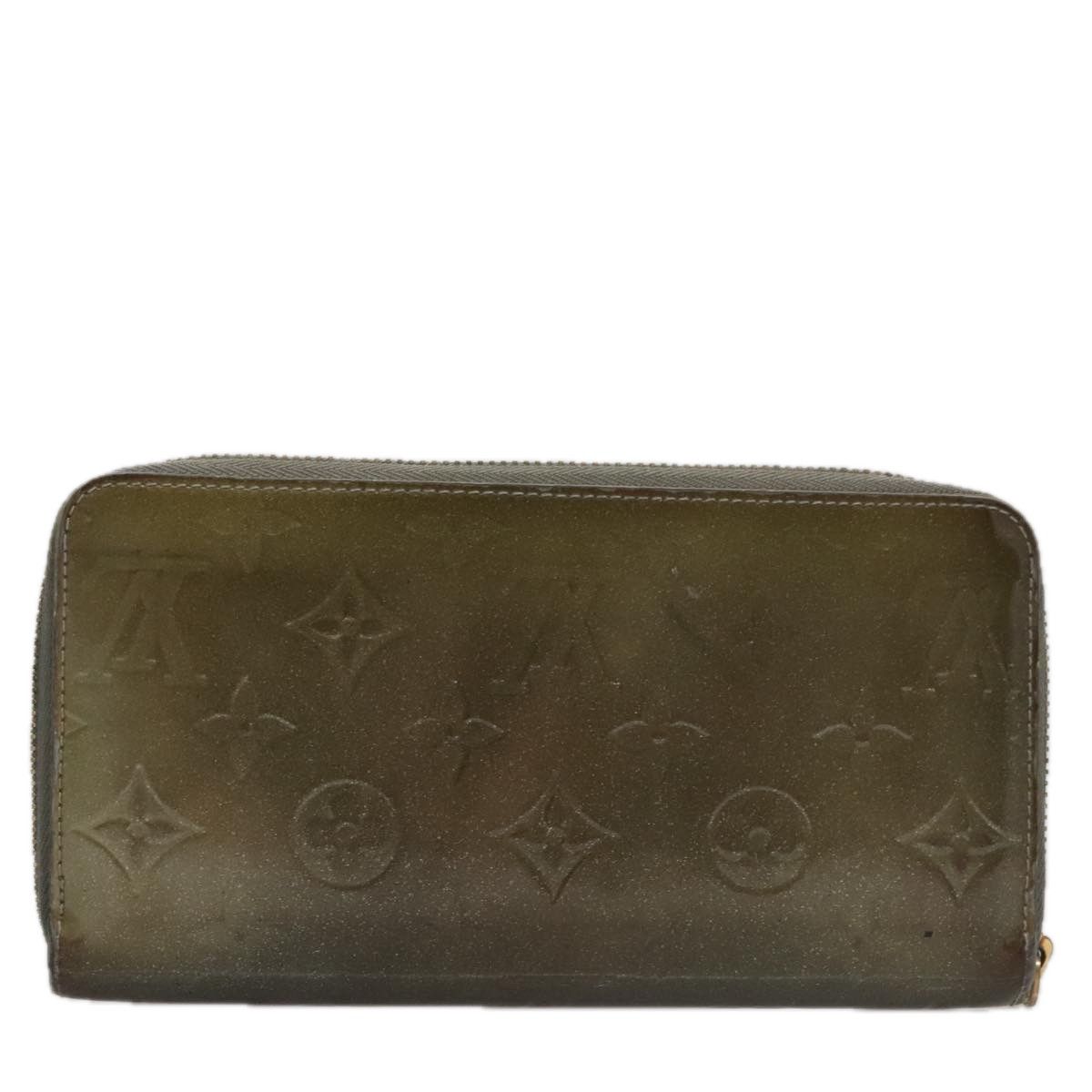 Louis Vuitton Zippy Wallet Khaki Patent Leather Wallet (Pre-Owned) Size ONE SIZE - 2 Thumbnail