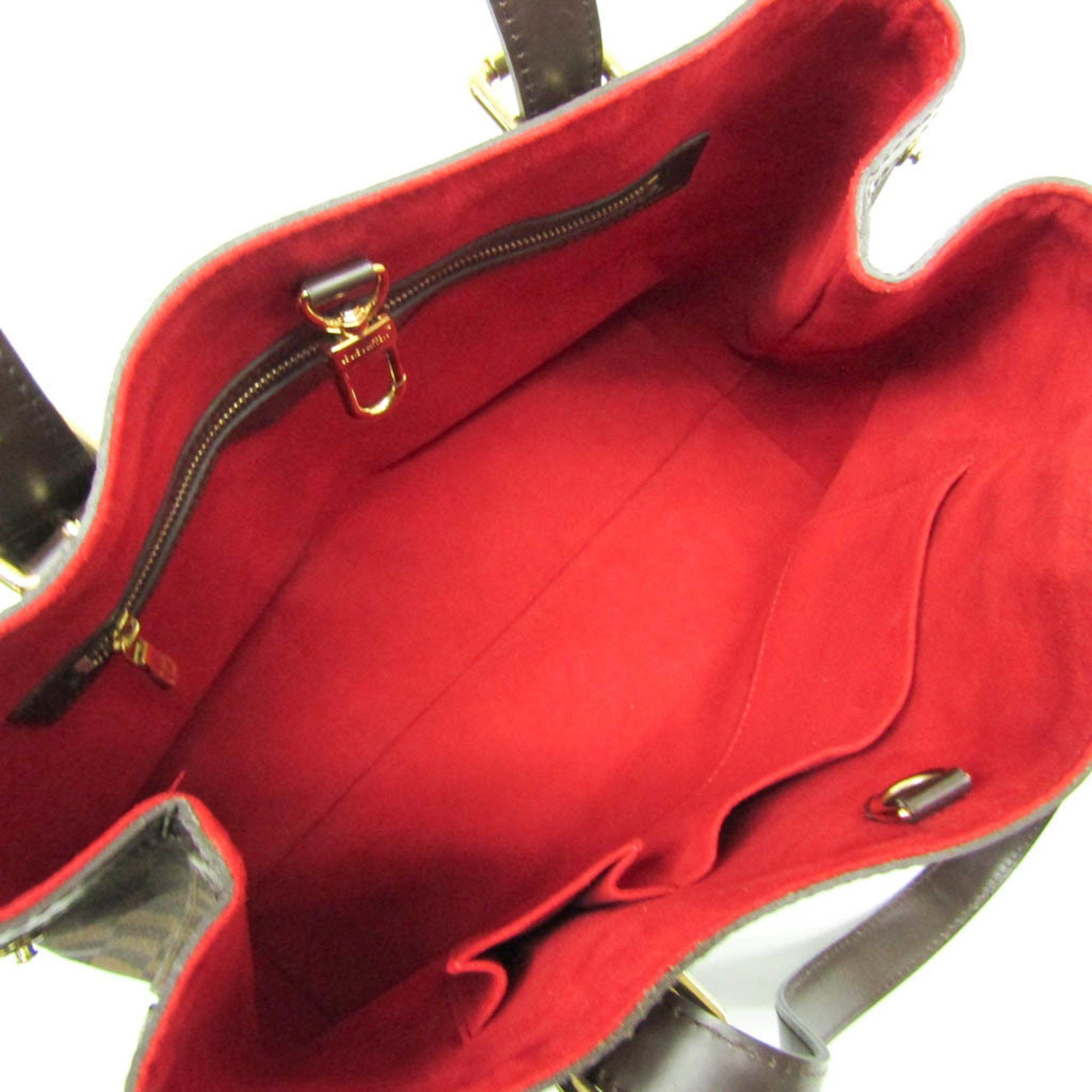 Louis Vuitton Hampstead Brown Canvas Shoulder Bag (Pre-Owned) Size ONE SIZE - 7 Thumbnail