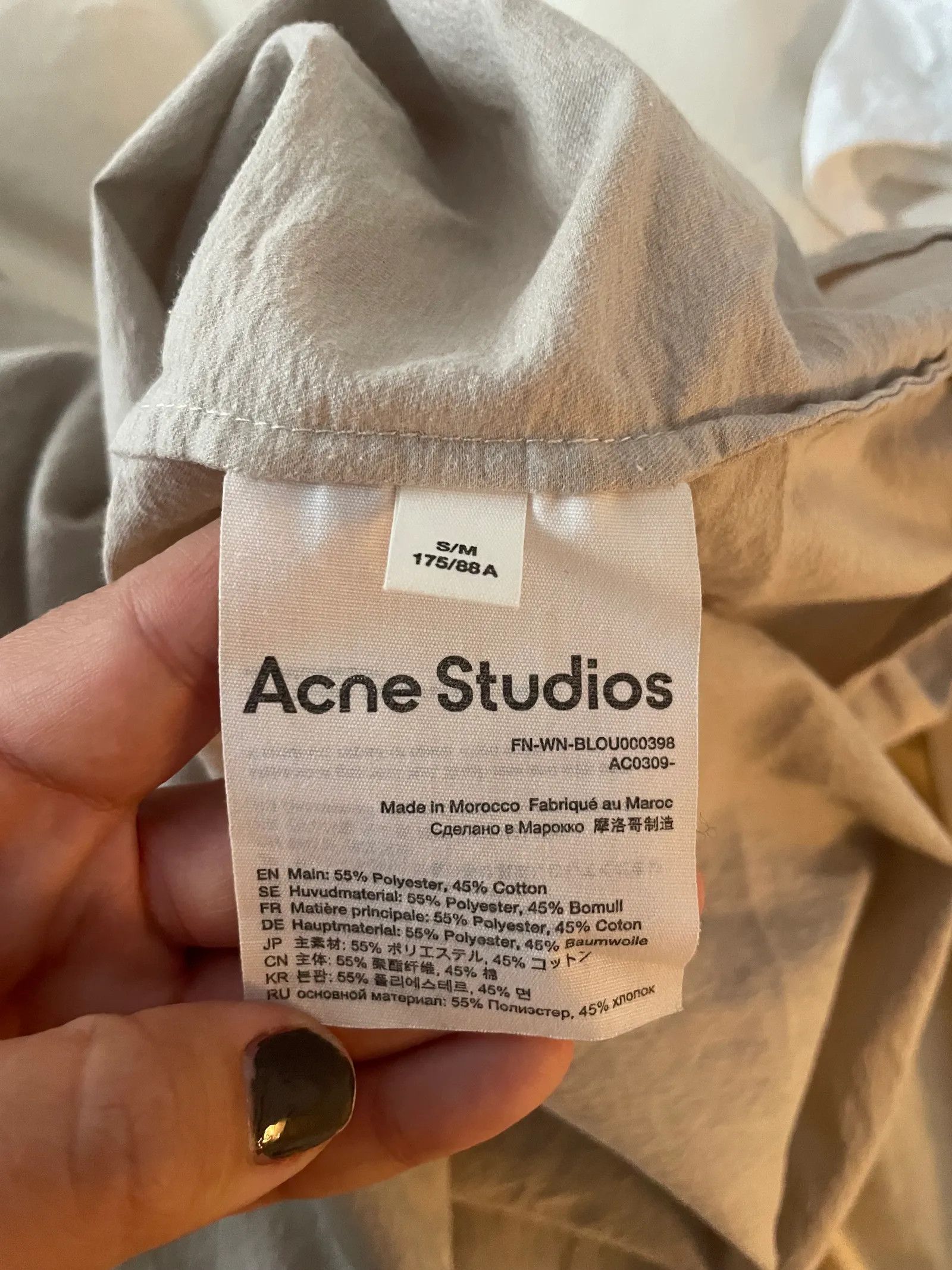 Acne Studios Acne Studios Shirt Size S / US 4 / IT 40 - 4 Thumbnail
