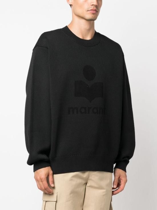 Isabel Marant ISABEL MARANT Men Sweater 23APU0182HA A3L83H01BK Black Size US XL / EU 56 / 4 - 2 Thumbnail