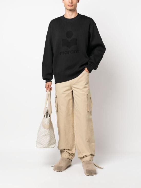 Isabel Marant ISABEL MARANT Men Sweater 23APU0182HA A3L83H01BK Black Size US XL / EU 56 / 4 - 4 Thumbnail