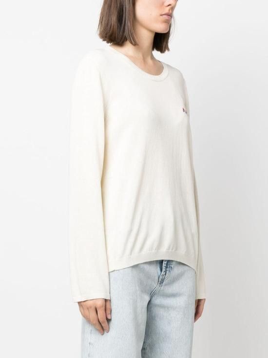 A.P.C. A.P.C. Women Sweater COGUQF23215 TAW Beige Size M / US 6-8 / IT 42-44 - 4 Thumbnail