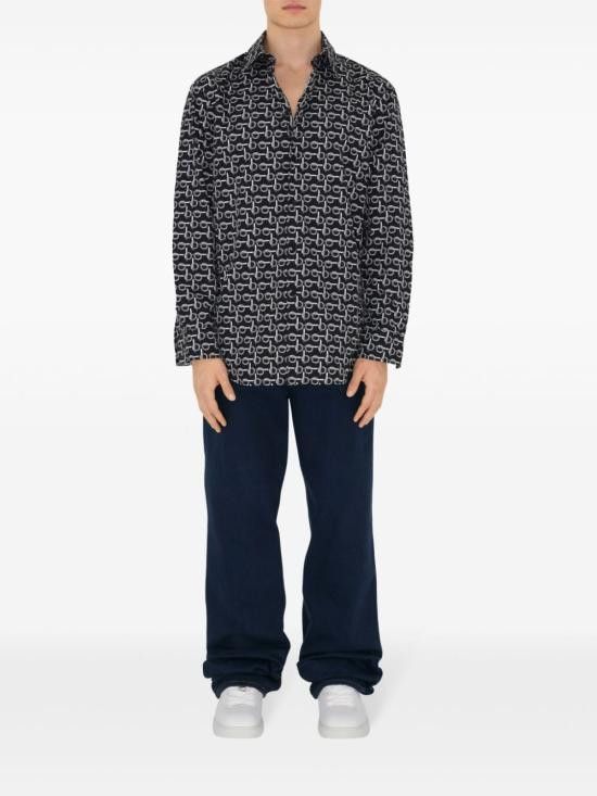 Burberry BURBERRY Men Long Tops 8089064 MWSIPB9593 Black Size US L / EU 52-54 / 3 - 5 Thumbnail