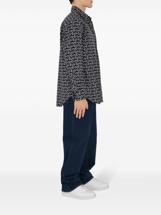 Burberry BURBERRY Men Long Tops 8089064 MWSIPB9593 Black Size US L / EU 52-54 / 3 - 3 Thumbnail