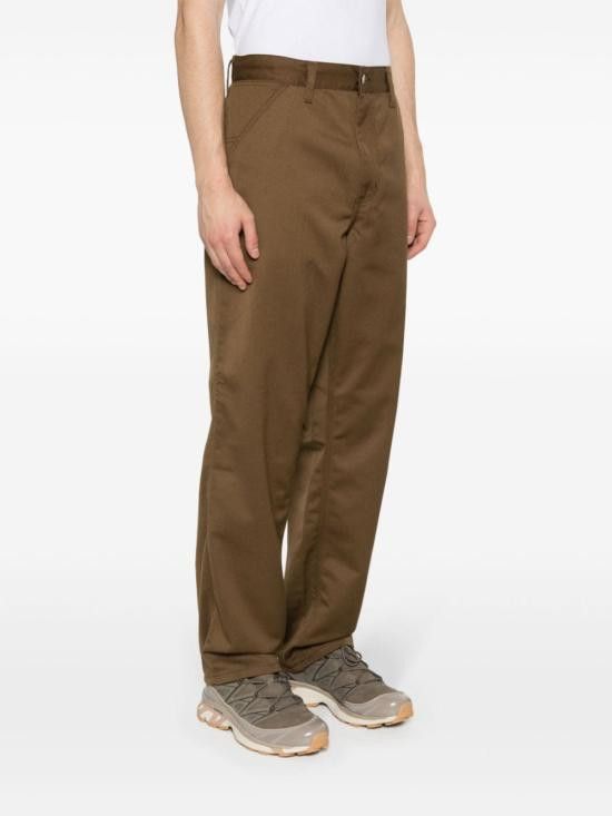 Carhartt Wip CARHARTT WIP Men Straight Pants I020075 1ZD0232 Brown Size US 29 - 4 Thumbnail