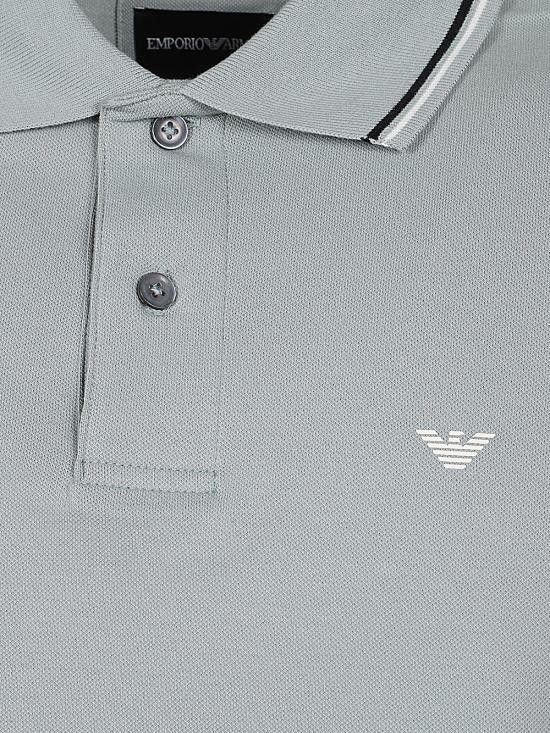 Emporio Armani EMPORIO ARMANI Men Polo Shirts 8N1FB3 1JPTZ06J9 Clear Blue Size US XL / EU 56 / 4 - 3 Thumbnail