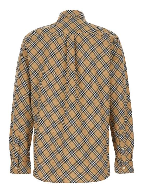 Burberry BURBERRY Men Shirts 8098844B9368 Beige Size US M / EU 48-50 / 2 - 2 Thumbnail