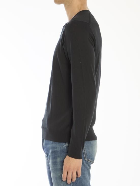 John Smedley JOHN SMEDLEY Men Sweater LUNDY BLACK Size US XXL / EU 58 / 5 - 3 Thumbnail