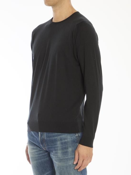 John Smedley JOHN SMEDLEY Men Sweater LUNDY BLACK Size US XXL / EU 58 / 5 - 2 Thumbnail
