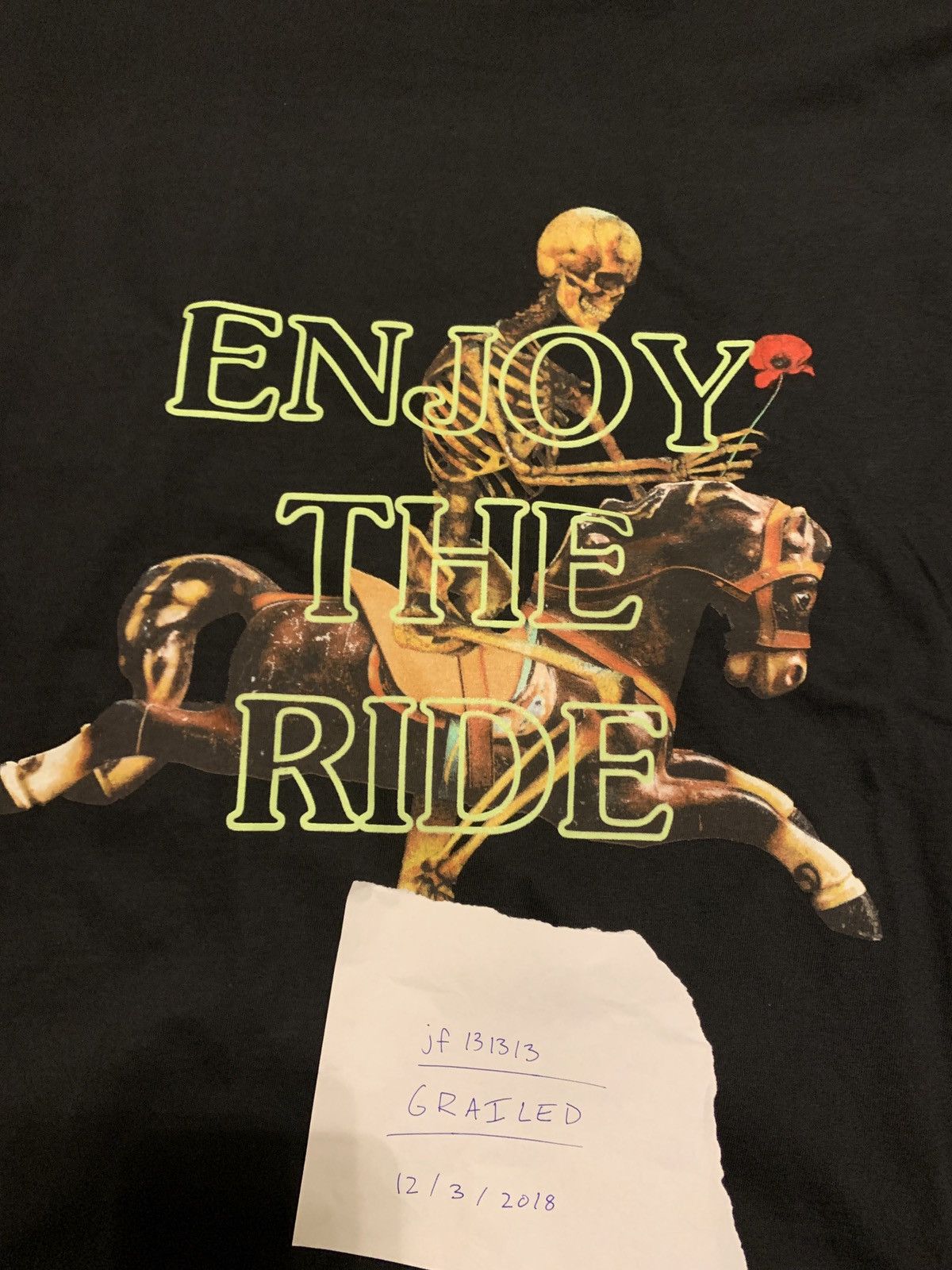 Travis Scott Astroworld Enjoy The Ride Long Sleeve | Grailed
