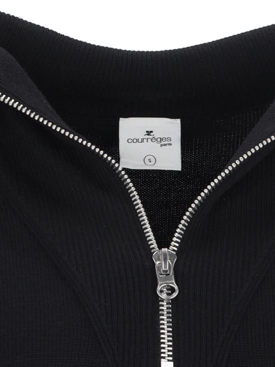 Courreges COURREGES Women Sweater 324MPU171FI0036 9999 Black Size S / US 4 / IT 40 - 4 Thumbnail