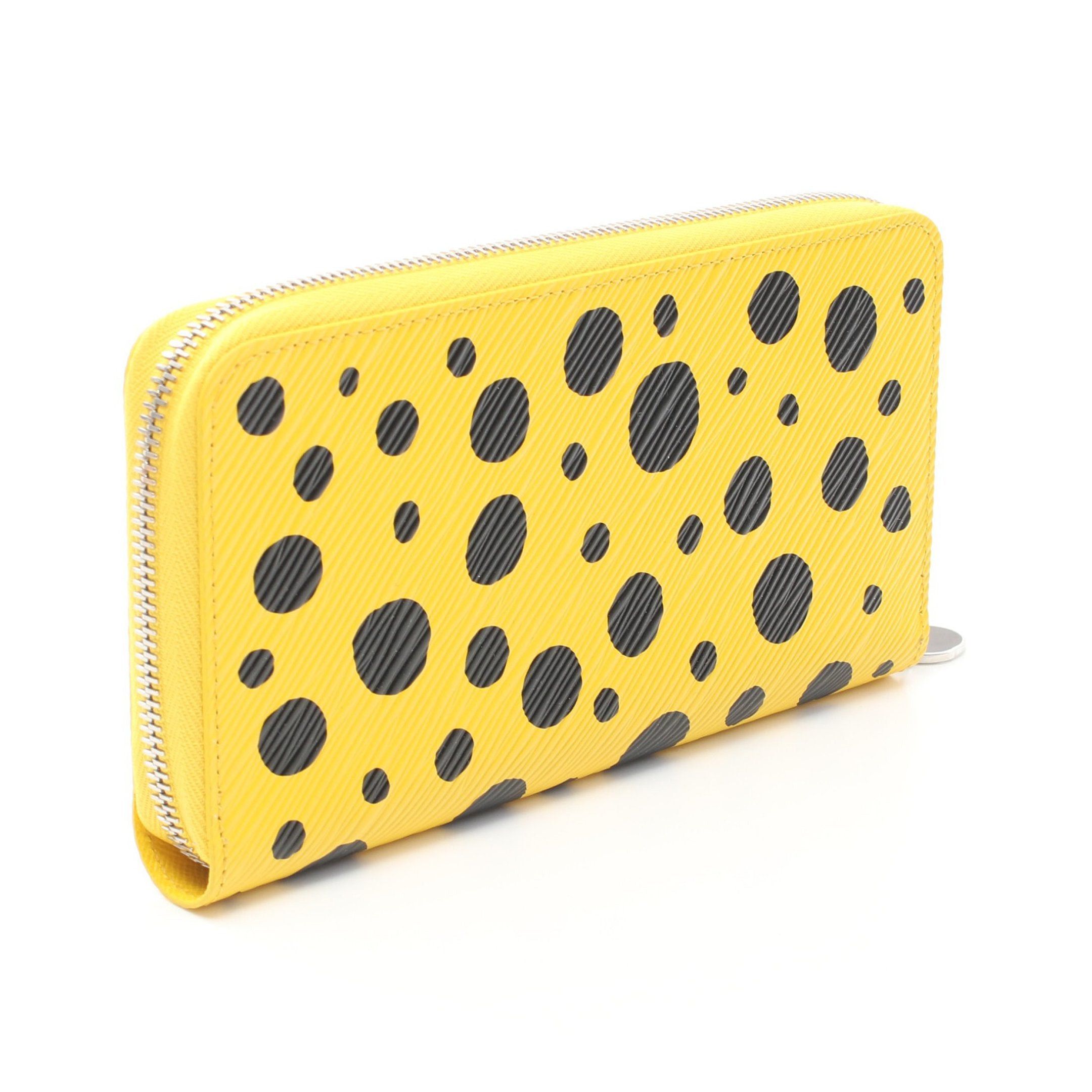 Louis Vuitton Louis Vuitton Lv * Yk Zippy Wallet Epi Infinity Dot Jaune Noir Round Zipper Long Leather Yellow Black Size ONE SIZE - 2 Thumbnail