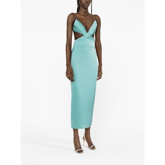 Alex Perry ALEX PERRY Women Dresses D1115 MOSS GREEN Size S / US 4 / IT 40 - 4 Thumbnail