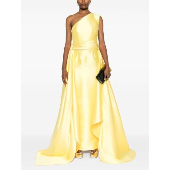 Solace London SOLACE LONDON Women Dresses OS42008 LEMON YELLOW Size XS / US 0-2 / IT 36-38 - 3 Thumbnail