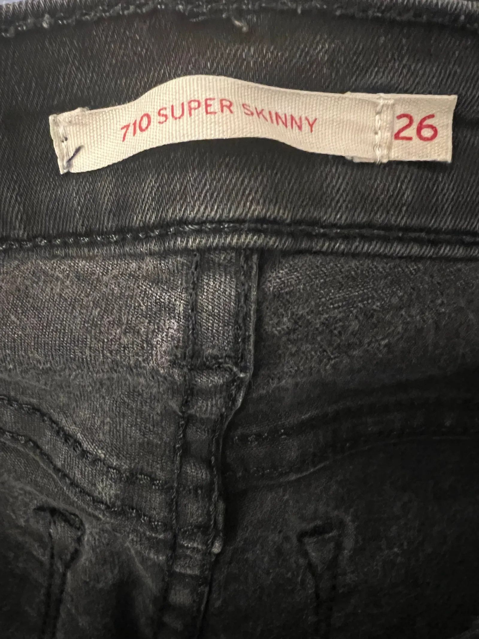 Levi's Levi's 710 Super skinny Jeans Size 26" / US 2 / IT 38 - 3 Thumbnail
