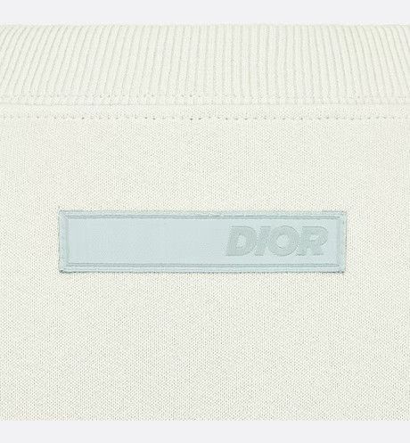 Dior Oversized Sweatshirt Grey Cotton Fleece Size US XL / EU 56 / 4 - 4 Thumbnail