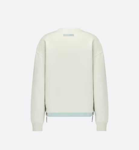 Dior Oversized Sweatshirt Grey Cotton Fleece Size US XXL / EU 58 / 5 - 2 Thumbnail