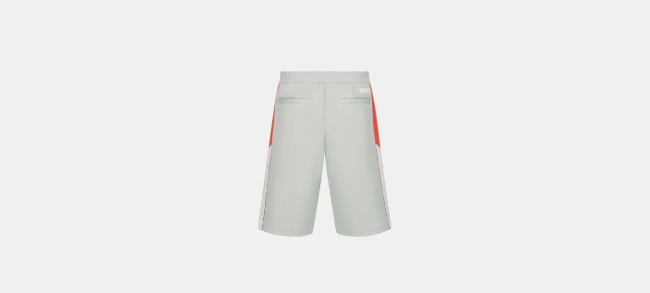 Dior Track Shorts Grey Cotton-Blend Jersey Size US 30 / EU 46 - 2 Thumbnail