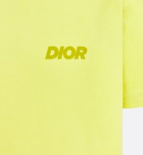 Dior Relaxed-Fit T-Shirt Lime Terry Cotton Jersey Lime Size US S / EU 44-46 / 1 - 3 Thumbnail